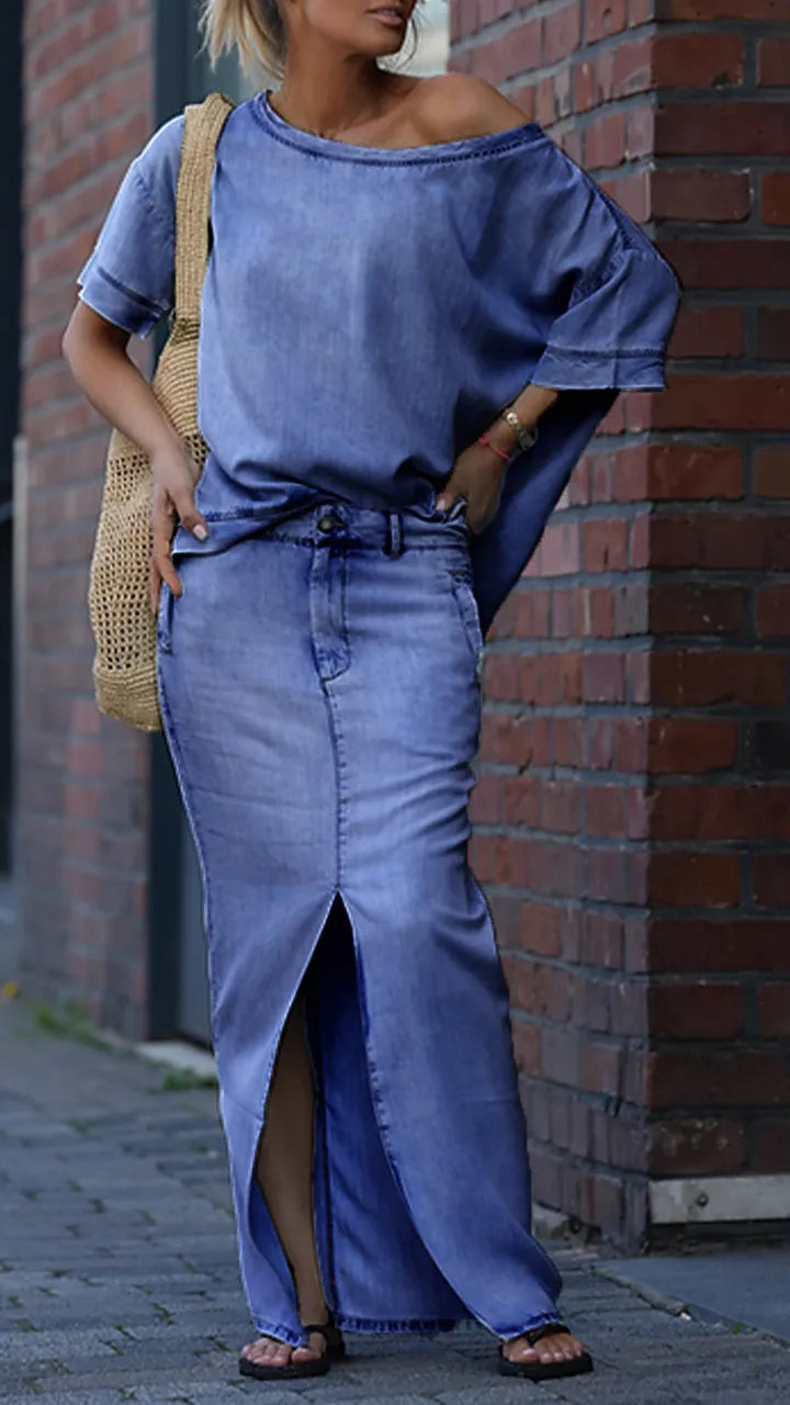 Giorgia | Completo in Denim Moderno
