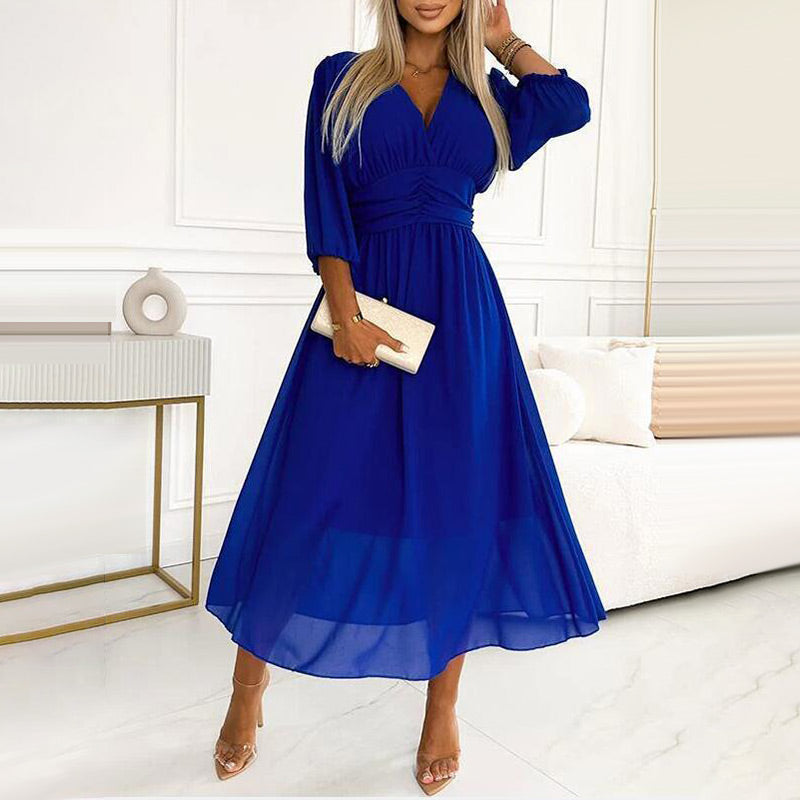 Claudine | Abito Elegante in Chiffon