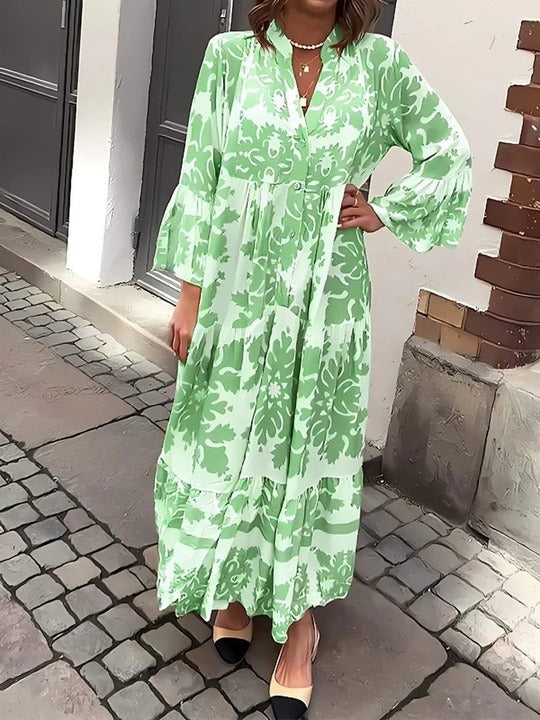 Giulia | Abito Maxi con Scollo a V