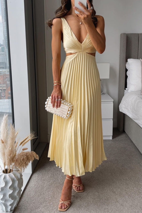 Bianca | Abito Elegante con Pieghe