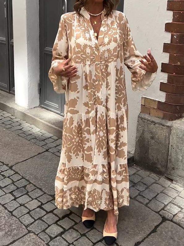 Giulia | Abito Maxi con Scollo a V