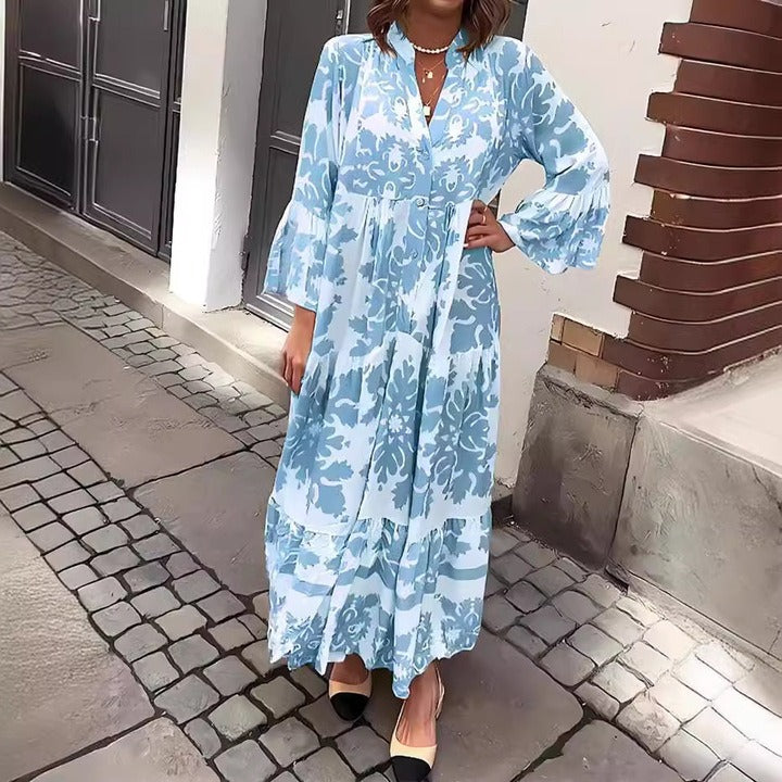 Giulia | Abito Maxi con Scollo a V