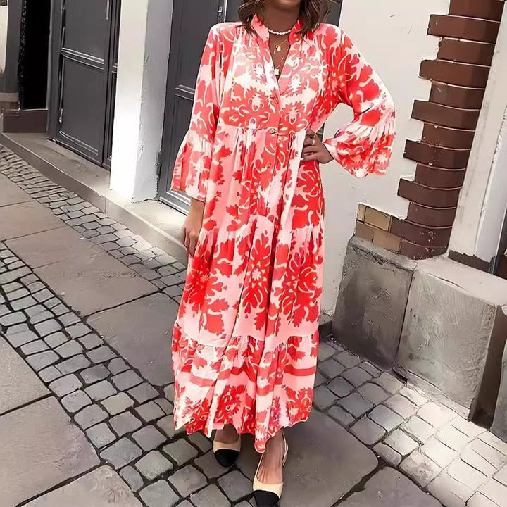 Giulia | Abito Maxi con Scollo a V