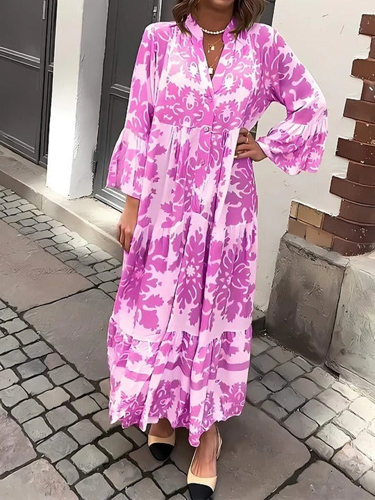 Giulia | Abito Maxi con Scollo a V