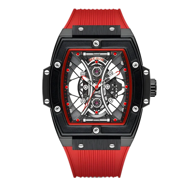 Mille I Exclusive Red rubber strap 45mm