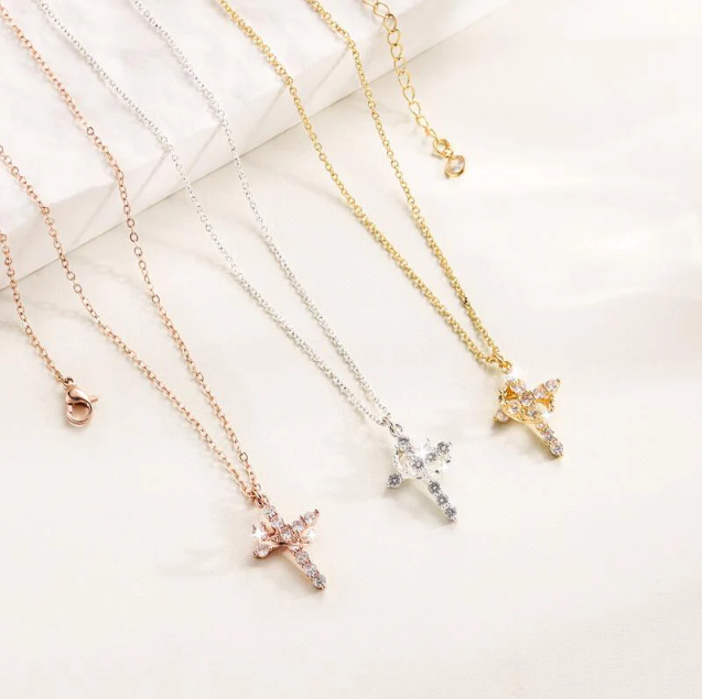 Cross Crown Necklace (1+1 Free)