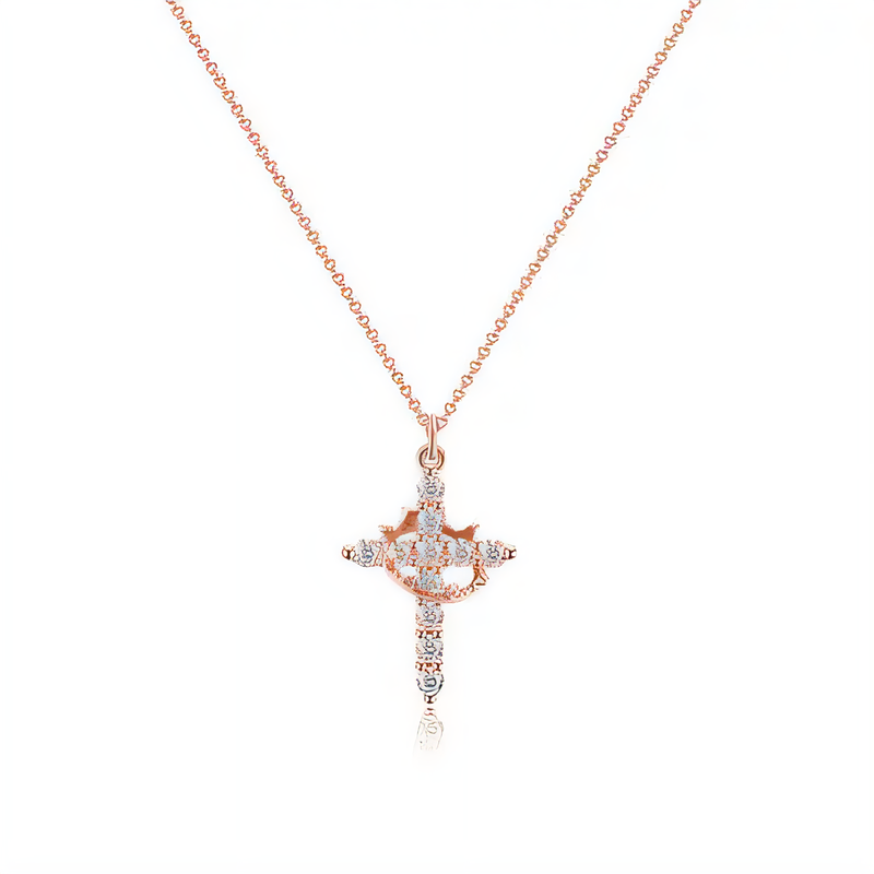 Cross Crown Necklace (1+1 Free)