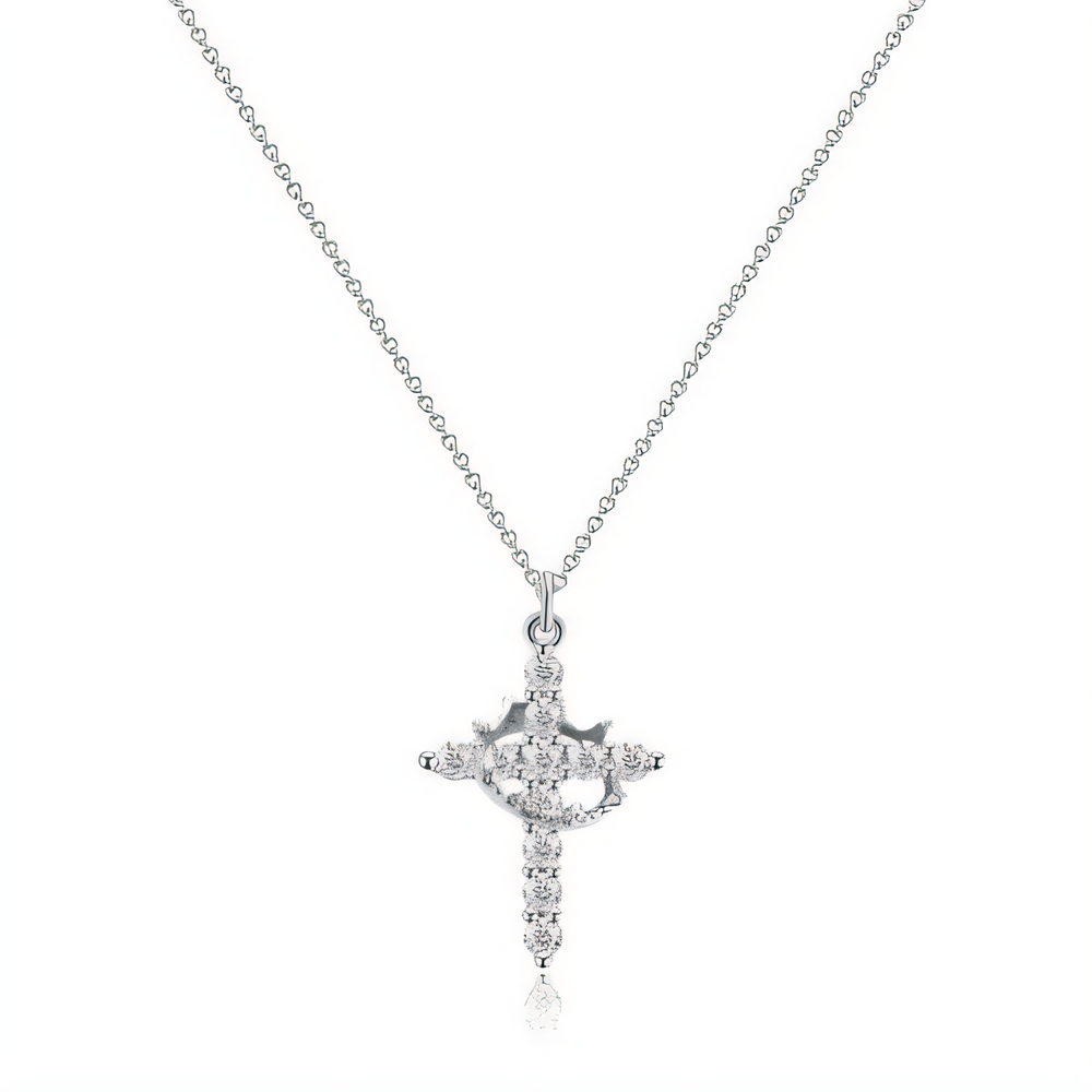 Cross Crown Necklace (1+1 Free)