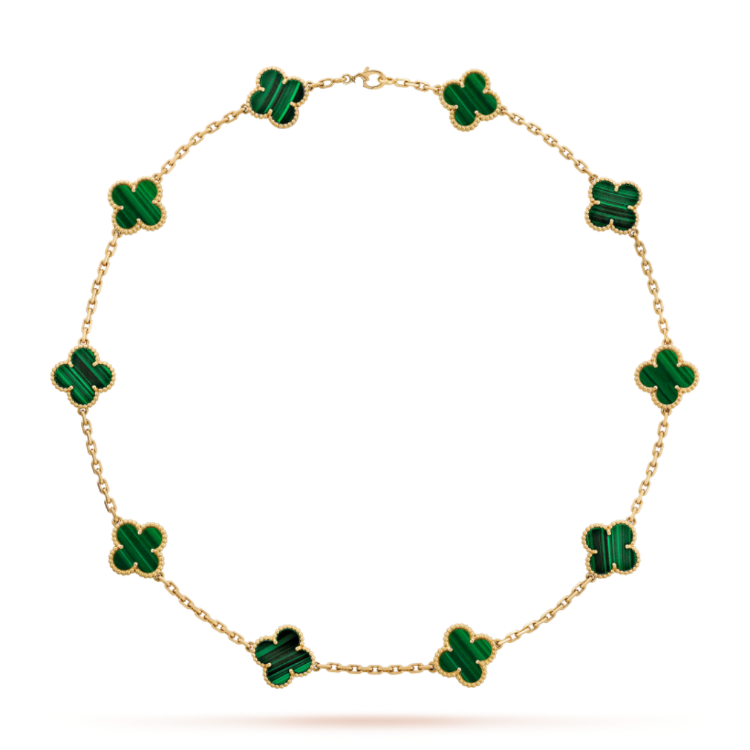 COLLANA I LUXE GREEN NECKLACE